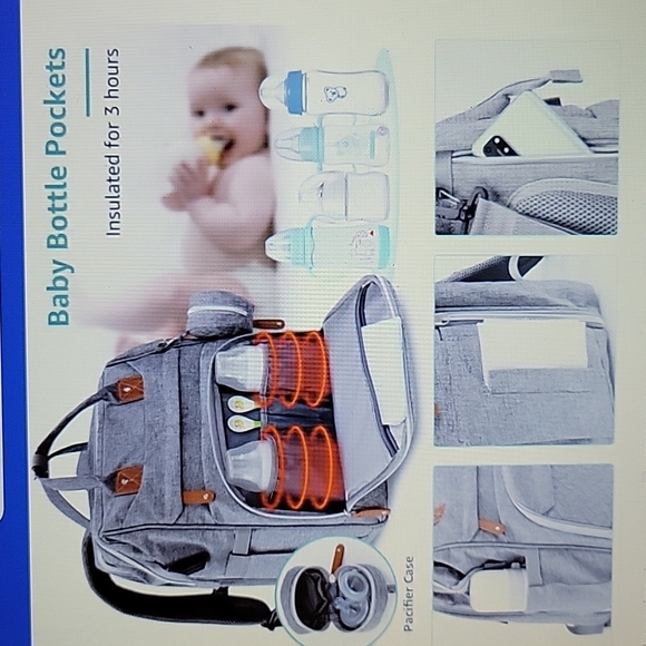 Derjunstar Accessories Derjunstar Diaper Backpack Crib Change